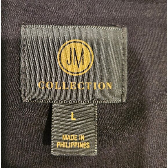 JM Collection boxy flowy womens L Floral Flowy beach coastalgrandma boho batwing - Picture 10 of 11